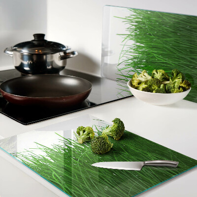 Snijplanken glas Gras in de zon