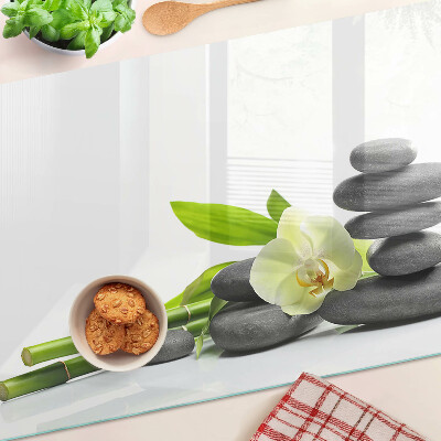 Snijplanken glas Orchideeën en spastenen