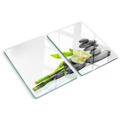 Snijplanken glas Orchideeën en spastenen