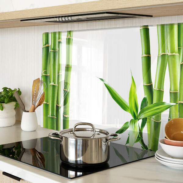 Glazen snijplanken Bamboe in groene tinten