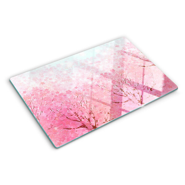 Snijplanken van glas Sakura bloemmotieven