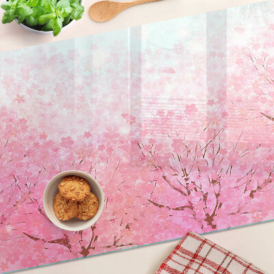 Snijplanken van glas Sakura bloemmotieven