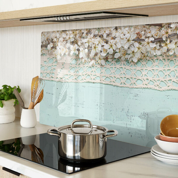 Snijplanken glas Bloemenpatroon met kant