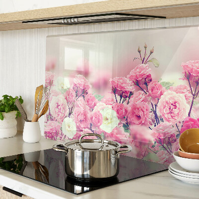 Snijplanken glas Roze bloemenmotief