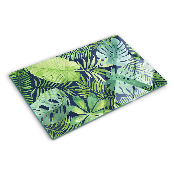 Glazen snijplanken Tropische vegetatie