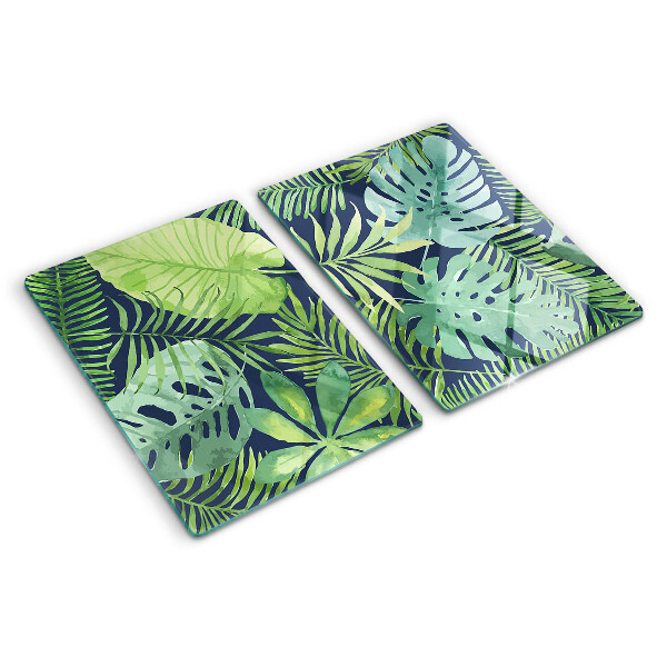 Glazen snijplanken Tropische vegetatie