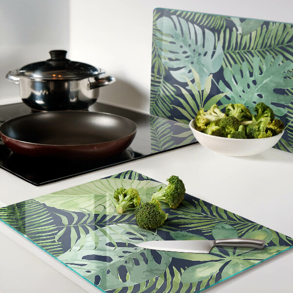 Glazen snijplanken Tropische vegetatie