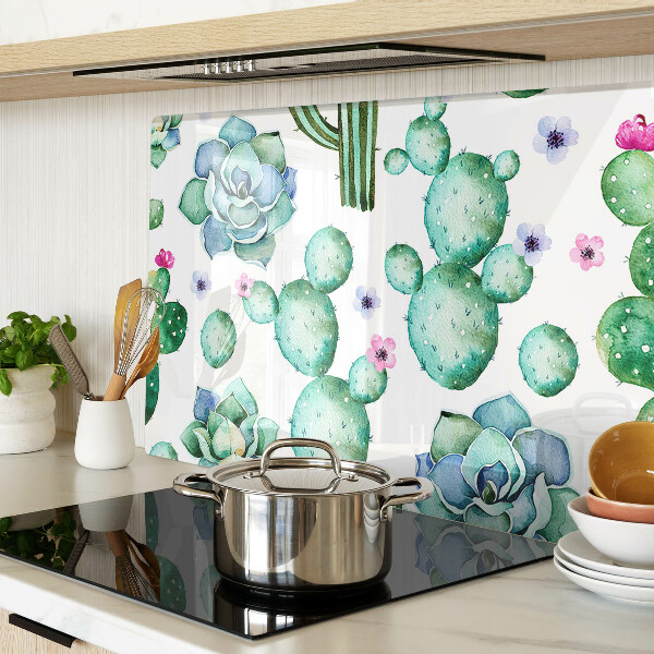 Snijplanken glas Cactussen en vetplanten