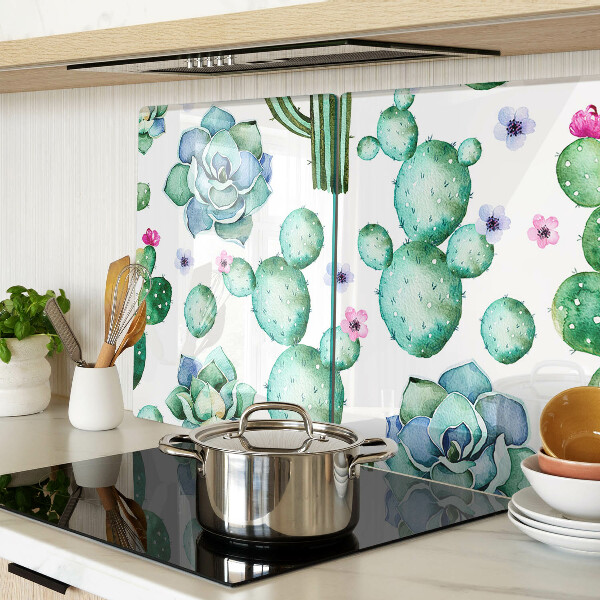 Snijplanken glas Cactussen en vetplanten