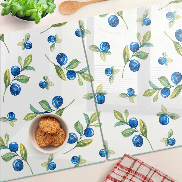 Glazen snijplanken Bessen aan de takjes