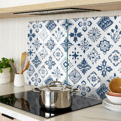 Glazen snijplanken Bloemenmotief in volksstijl