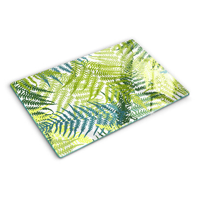 Snijplanken glas Varenbladeren in verschillende tinten