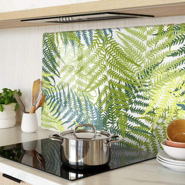 Snijplanken glas Varenbladeren in verschillende tinten