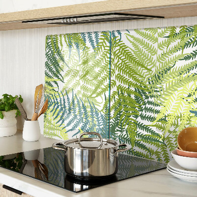 Snijplanken glas Varenbladeren in verschillende tinten