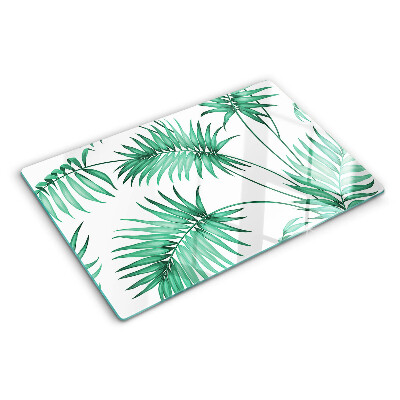 Snijplanken van glas Palmbladeren