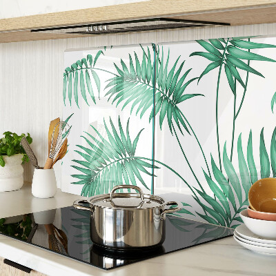 Snijplanken van glas Palmbladeren