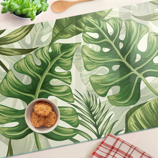 Snijplanken glas Tropische bladeren