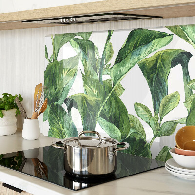 Snijplanken glas Bladeren van tropische planten