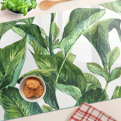 Snijplanken glas Bladeren van tropische planten