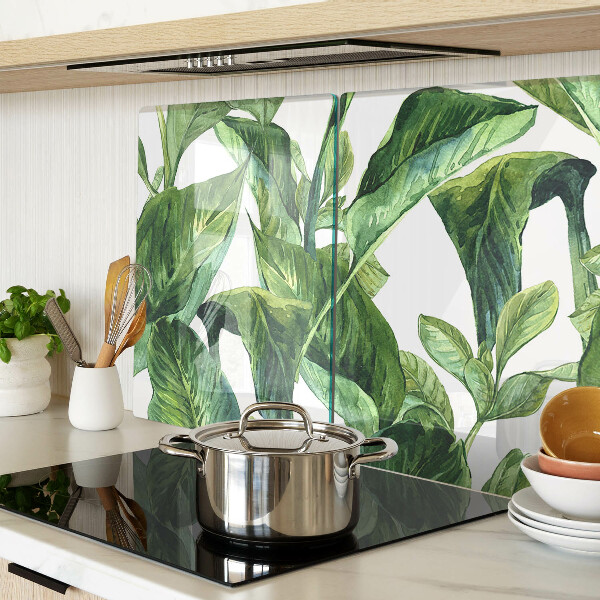 Snijplanken glas Bladeren van tropische planten