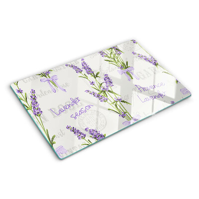 Snijplanken glas Lavendel en Provençaalse inscripties
