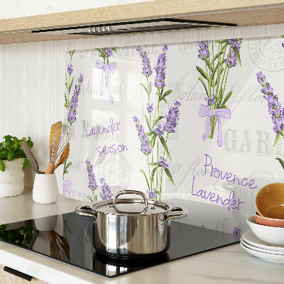 Snijplanken glas Lavendel en Provençaalse inscripties