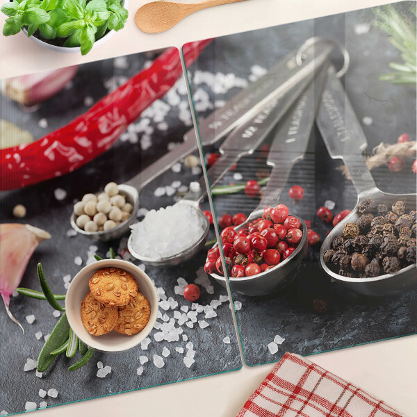 Snijplanken glas Specerijen en kruiden