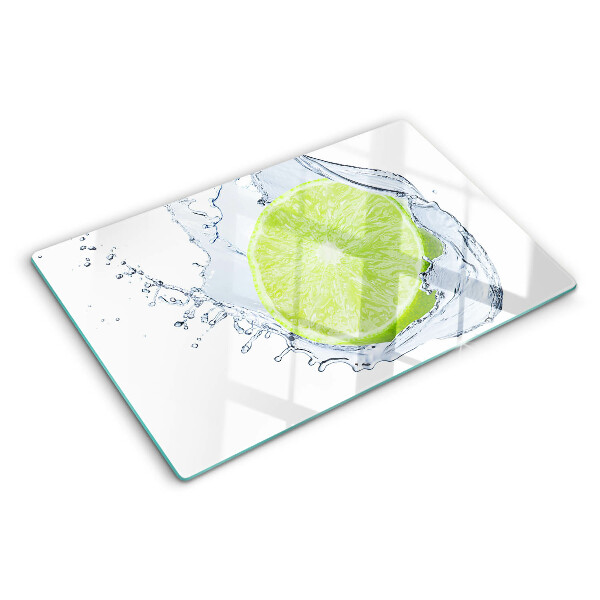 Snijplanken van glas Citroen in water