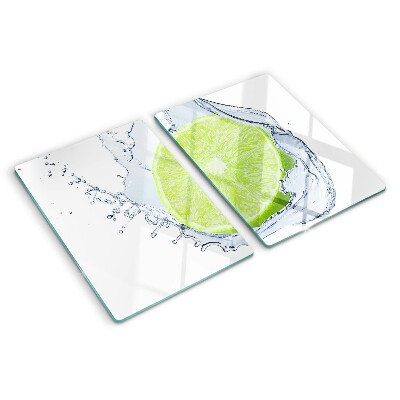 Snijplanken van glas Citroen in water