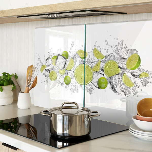 Snijplanken glas Citroenen en ijs