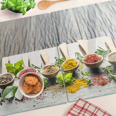 Snijplanken van glas Specerijen en kruiden