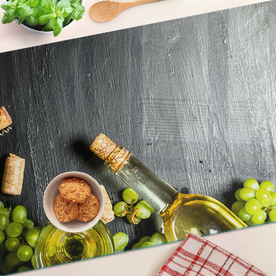 Glazen snijplanken Wijn en druiven