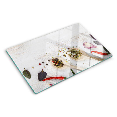 Snijplanken glas Specerijen en kruiden