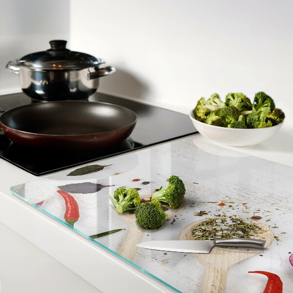 Snijplanken glas Specerijen en kruiden