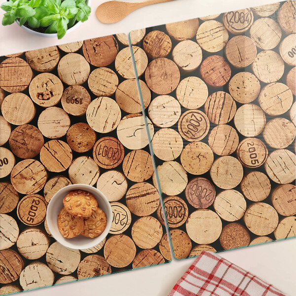 Glazen snijplanken Wijnkurken