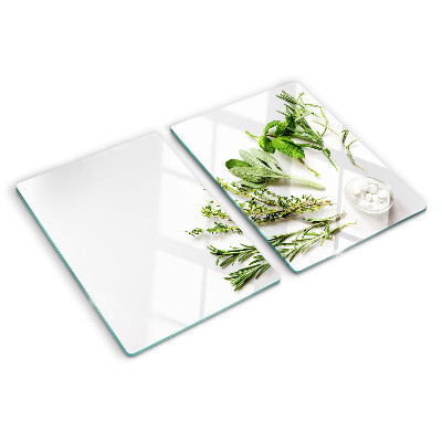 Snijplanken glas Keukenkruiden