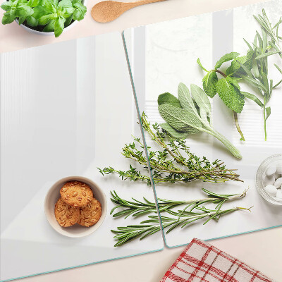 Snijplanken glas Keukenkruiden