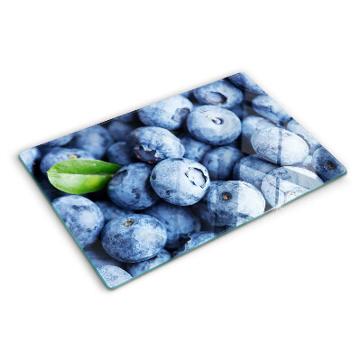 Snijplanken van glas Bessen met bladeren