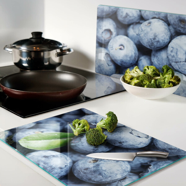 Snijplanken van glas Bessen met bladeren