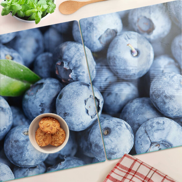 Snijplanken van glas Bessen met bladeren