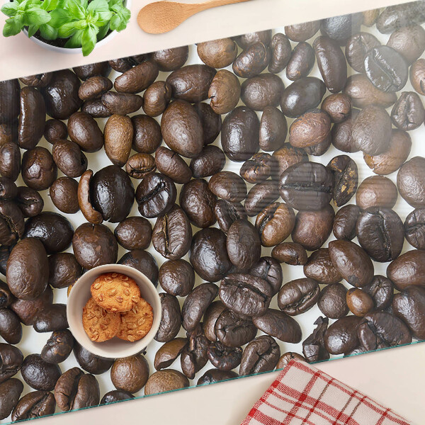 Snijplanken glas Koffiebonen
