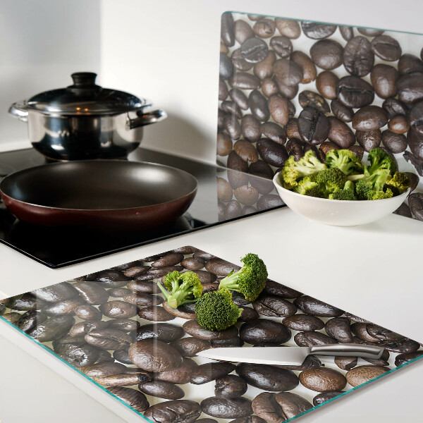 Snijplanken glas Koffiebonen