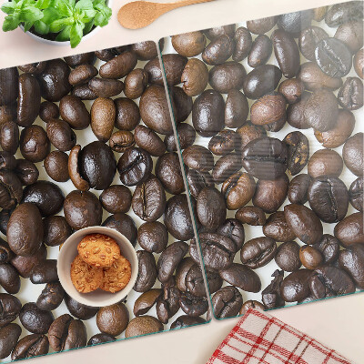 Snijplanken glas Koffiebonen