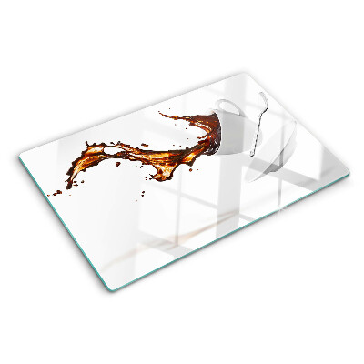 Glazen snijplanken Koffie en een verfrissend drankje