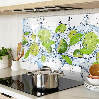 Glazen snijplanken Citroenen in water