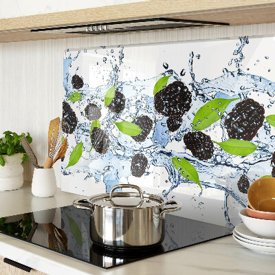 Snijplanken van glas Fruit in water