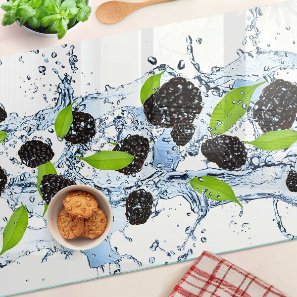 Snijplanken van glas Fruit in water