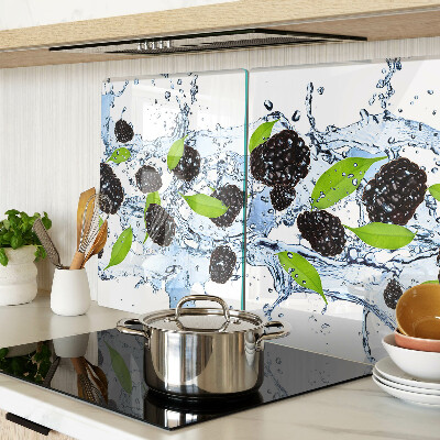 Snijplanken van glas Fruit in water