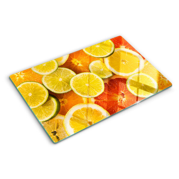 Glazen snijplanken Citrus en citrusvruchten