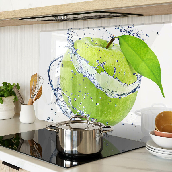 Glazen snijplanken Appel in water